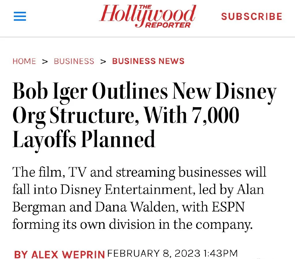 《疯狂动物城》等三部影片将拍续集 迪士尼将裁员7000人