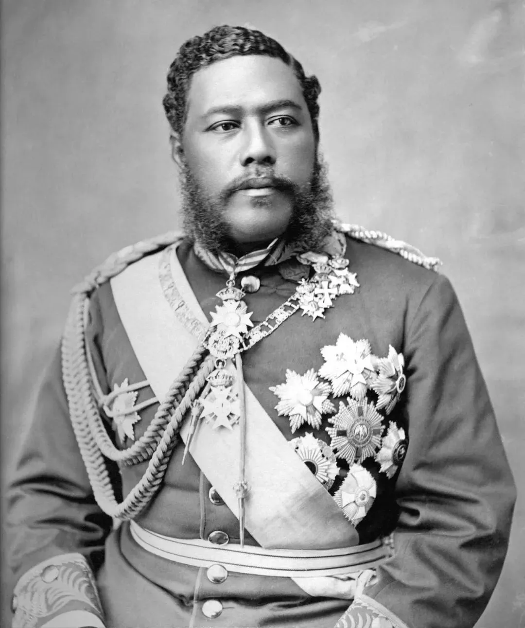 ▲ 大卫·卡拉卡瓦，夏威夷王国第七任国王，也是最后一位实际统治夏威夷王国的君主。