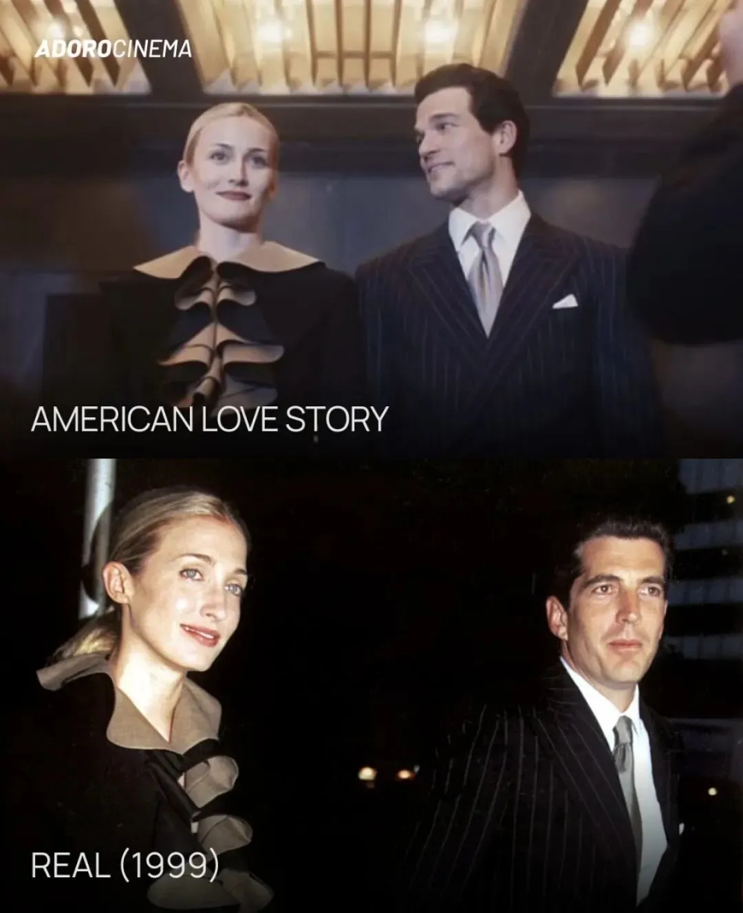 对比剧集（上）和本尊（下），很多人依然觉得还原不出这对CP的神韵。（图/Adoro Cinema）