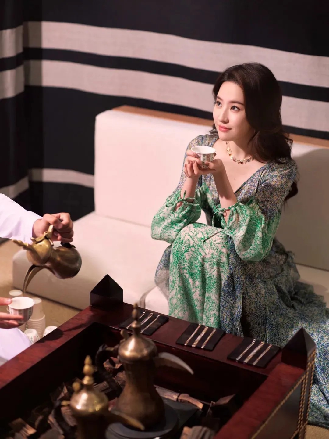 △刘亦菲在阿布扎比。（图/visitabudhabi）