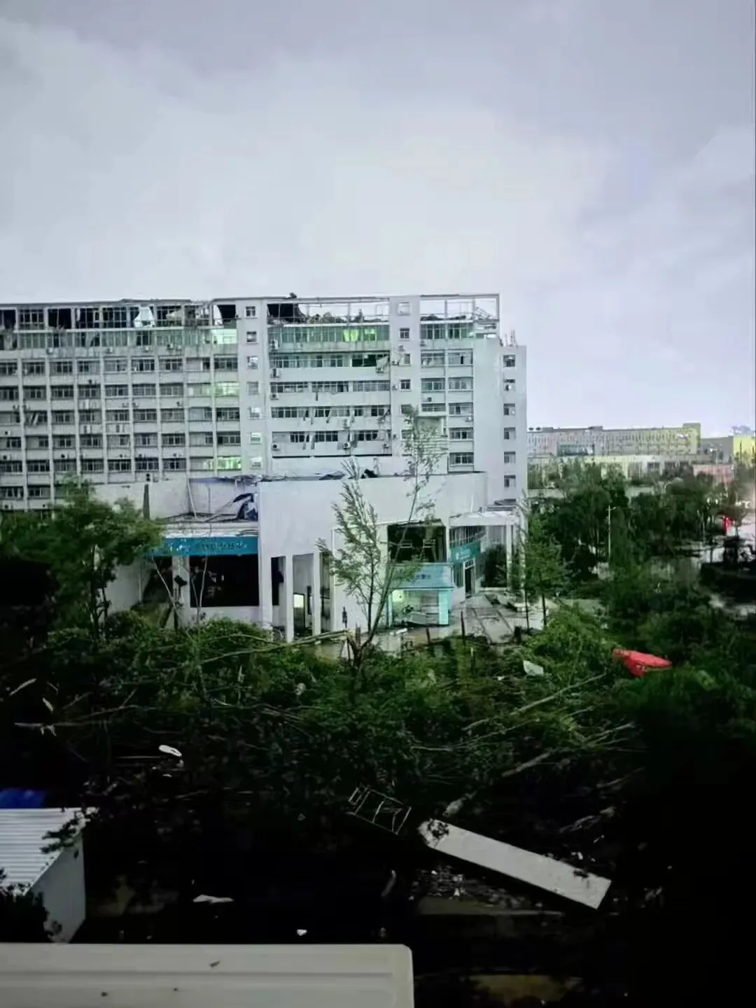 黄冈师范学院受灾情况 图/受访者提供