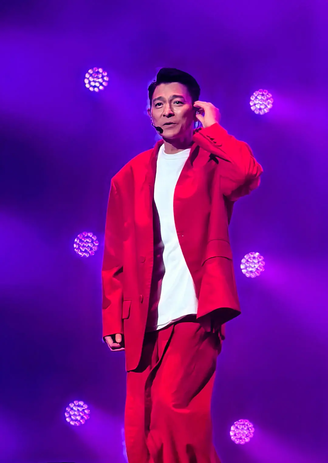 7月5日，刘德华在上海的演唱会 图据：视觉中国