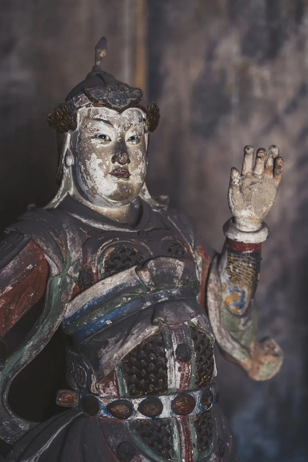 △资寿寺里的韦陀塑像。(图/视觉中国)