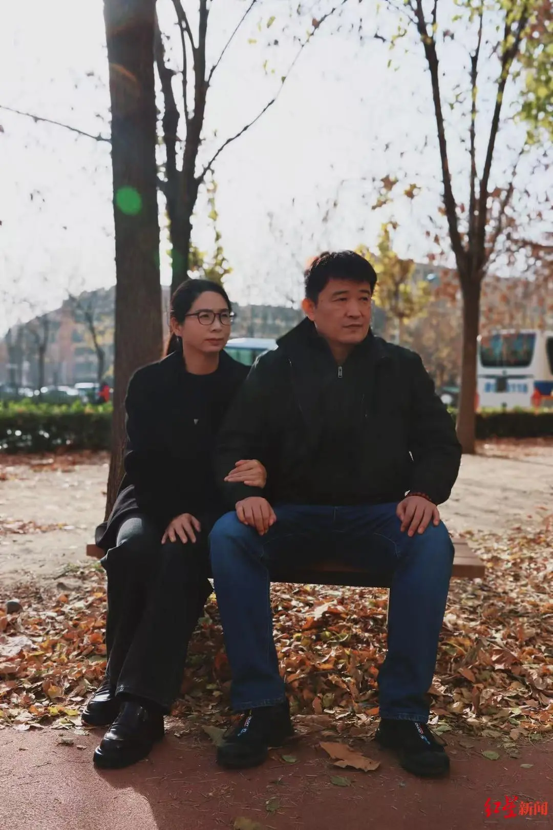 ▲崔丽丽和老魏