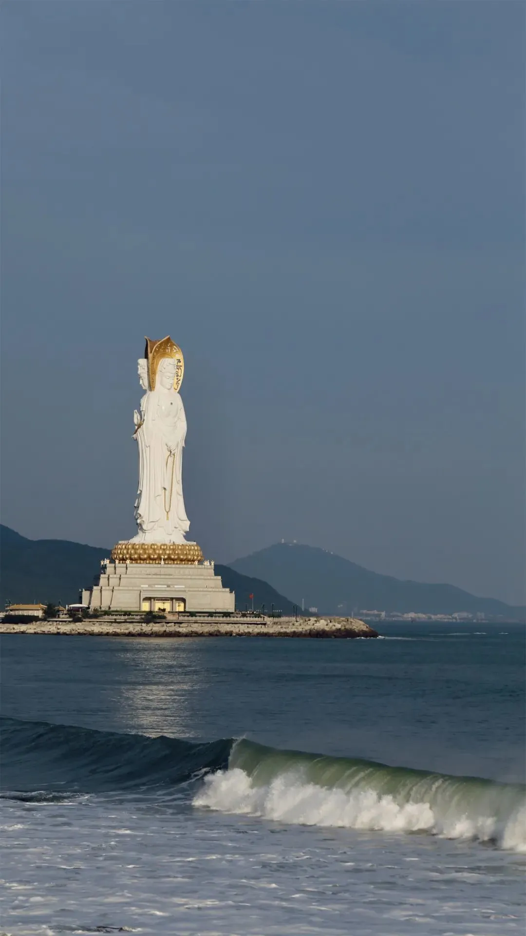 ▲海上观音