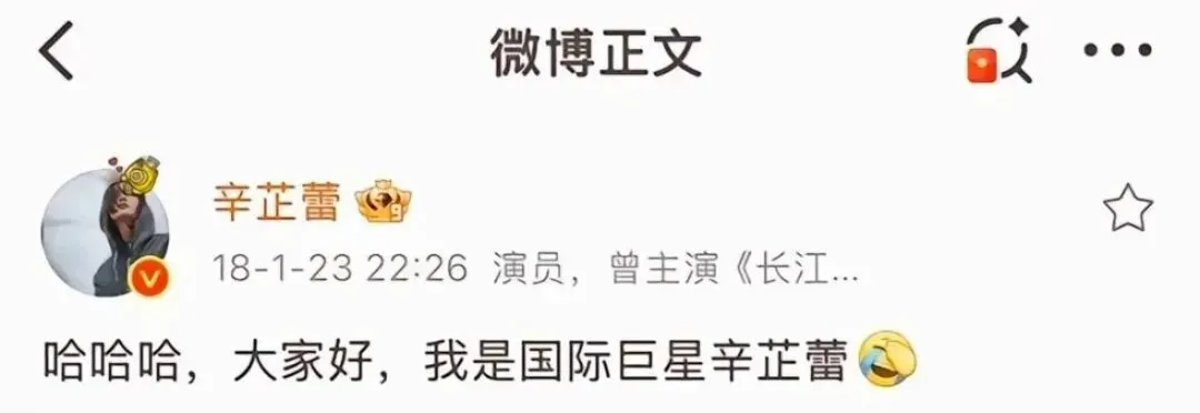 (圖/辛芷蕾微博)