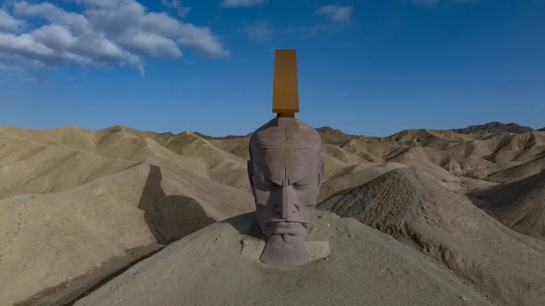 图为《汉武雄风》雕像作品。摄/陈霖