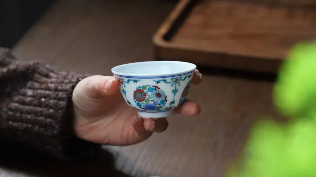 多寶屋】YD609□精品！大清雍正年製款 青花斗彩双鳳凰