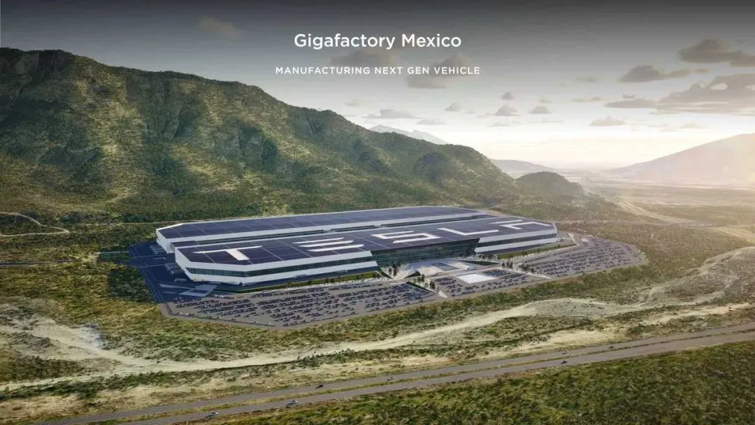 特斯拉墨西哥新工厂渲染图
