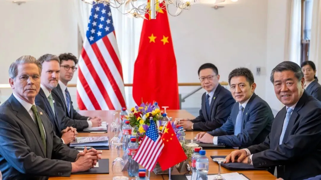 ◆2025年5月10日,中美双方在瑞士日内瓦举行经贸高层会谈。