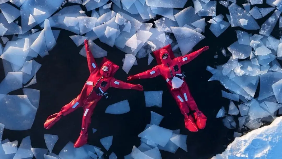 冰浮。（图/受访者供图）