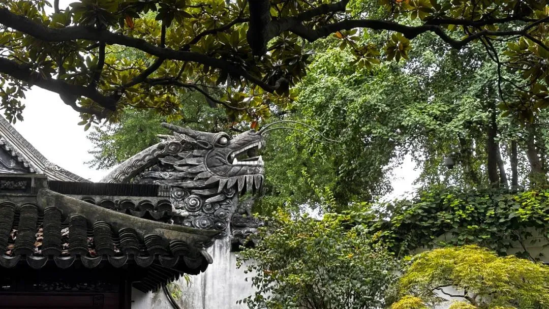 △豫园一角。（图/钱鸣 摄）