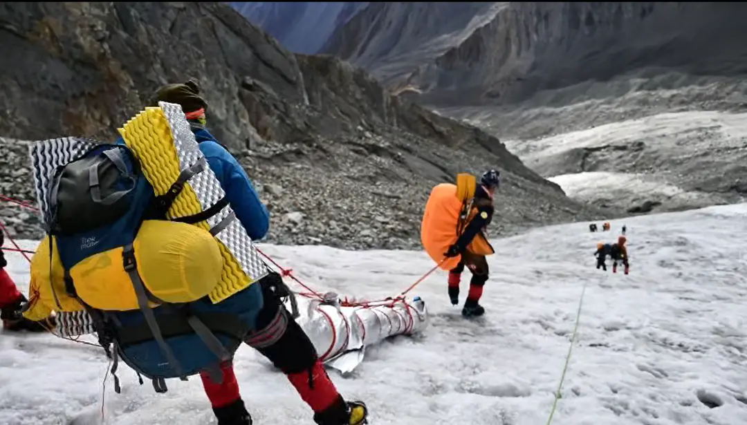 受访者提供的救援视频截图