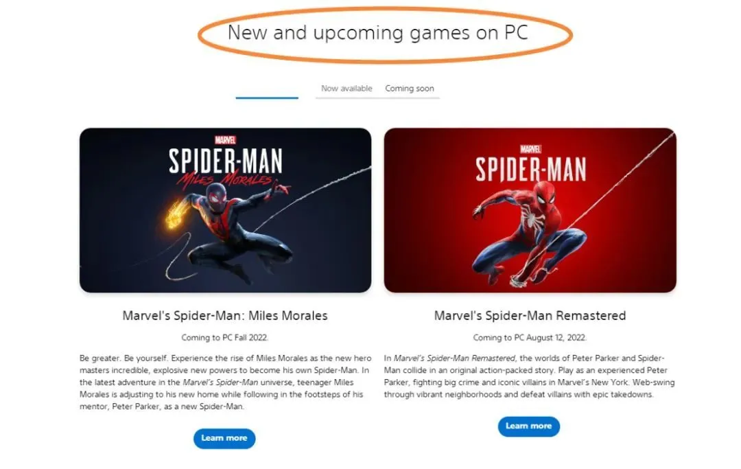 《漫威蜘蛛侠》今天登陆Steam！索尼官网暗示：更多游戏将加入PC…（漫威蜘蛛侠在哪可以玩）