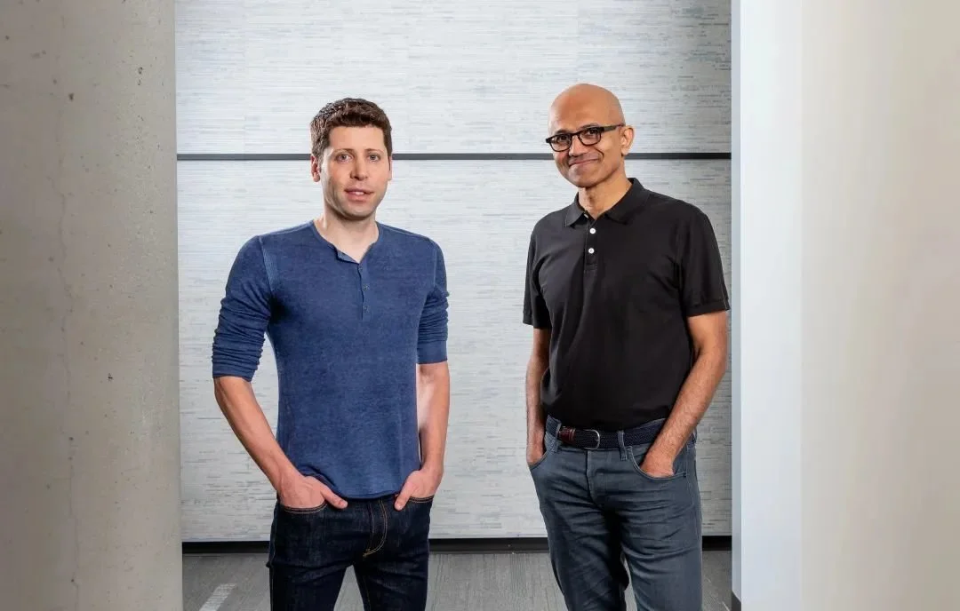 阿尔特曼与微软CEO纳德拉