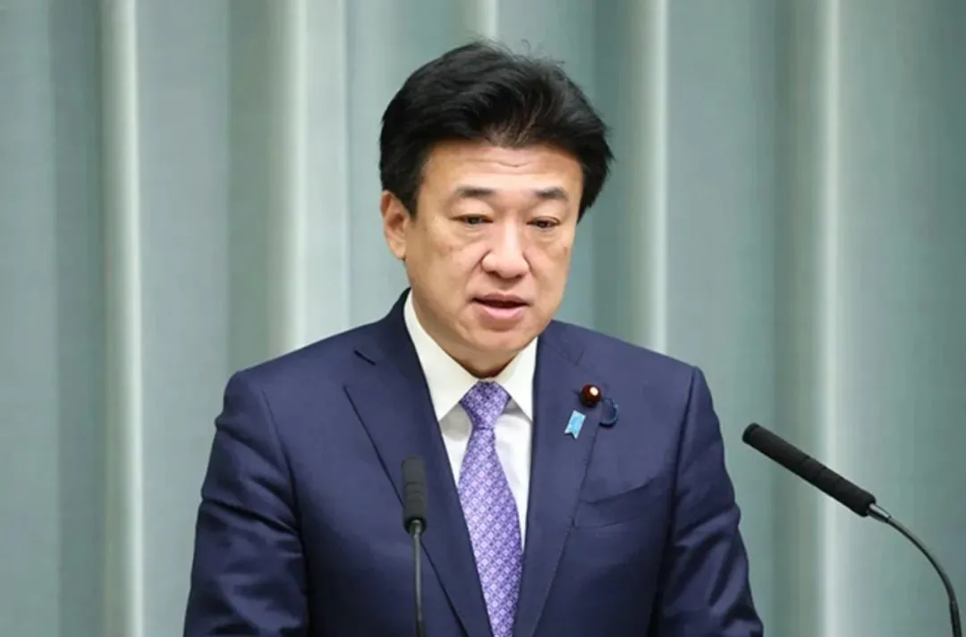 ▲日本内阁官房长官木原稔。(图源:朝日新闻)