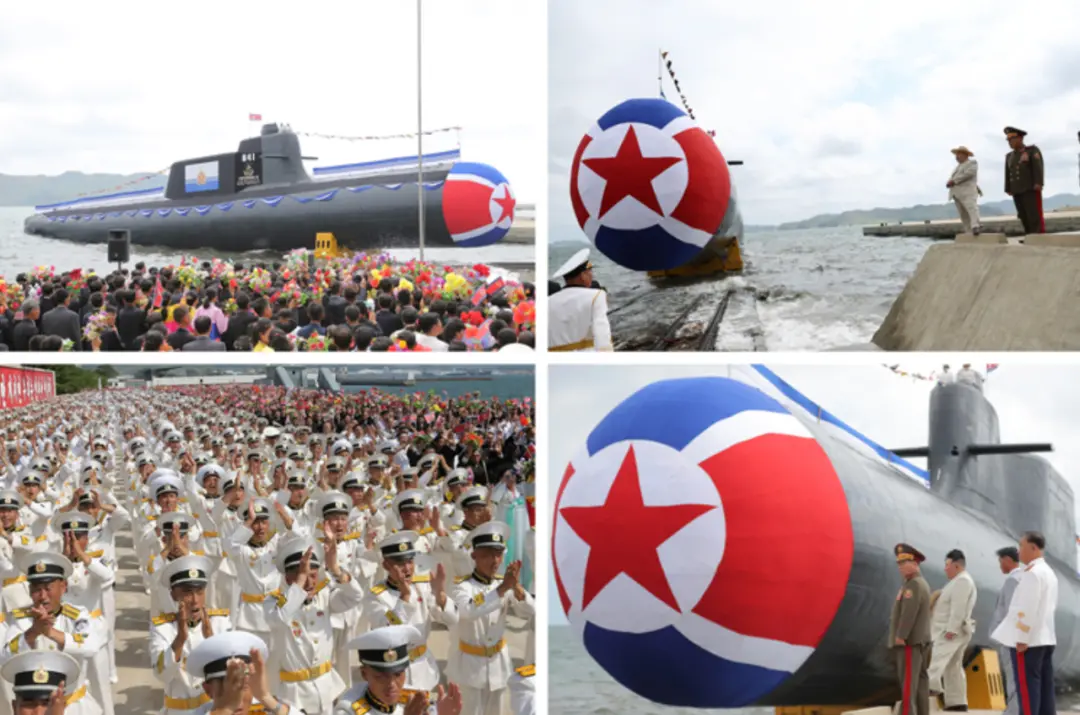据朝中社8日报道，在75周年前夕，朝鲜第一艘“战术核攻击潜艇”6日举行下水仪式。