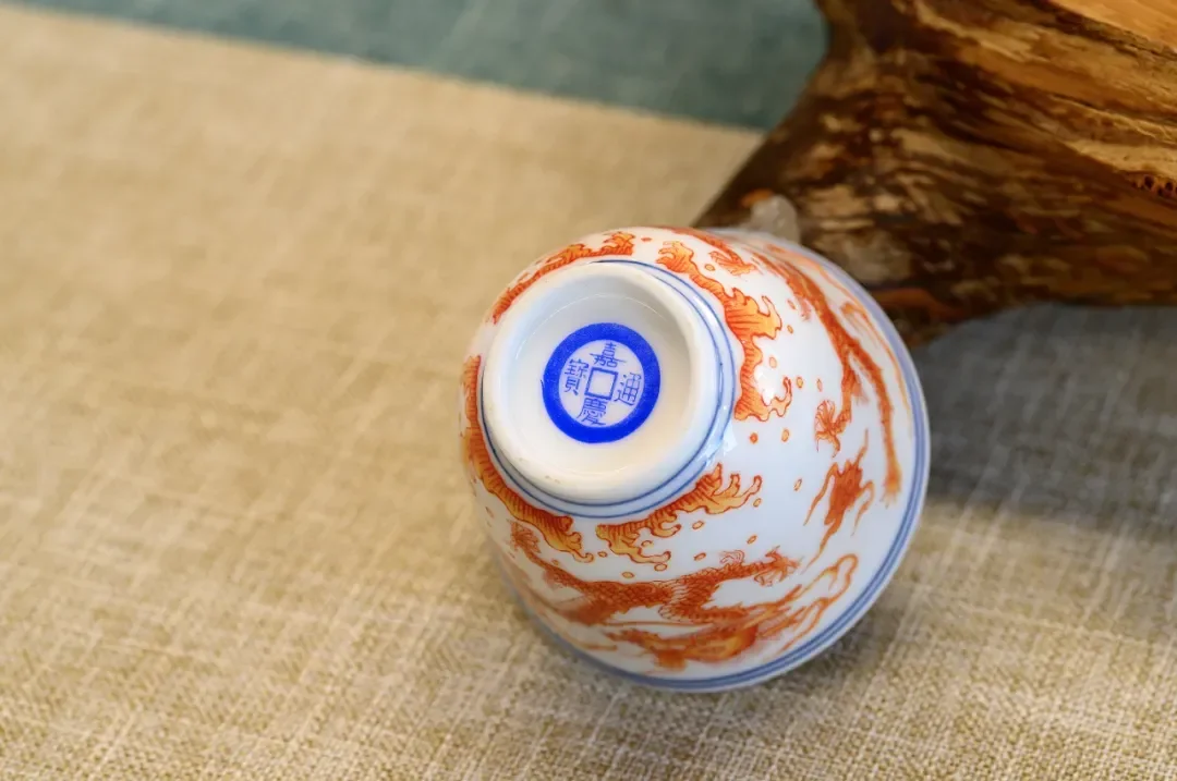 乾道嘉三代帝王龙纹杯，首次“聚首”！故宫文物修复专家亲绘_凤凰网