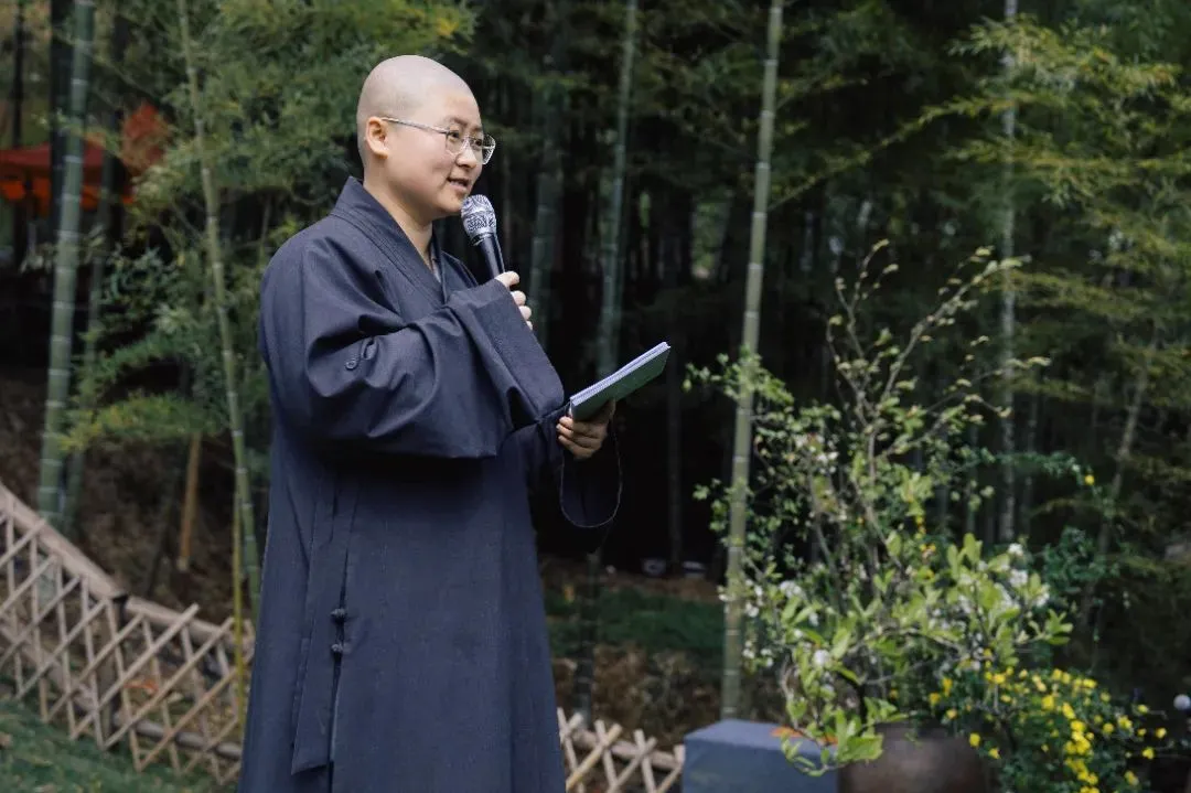 东方山佛协副会长聪慧法师主持开茶节