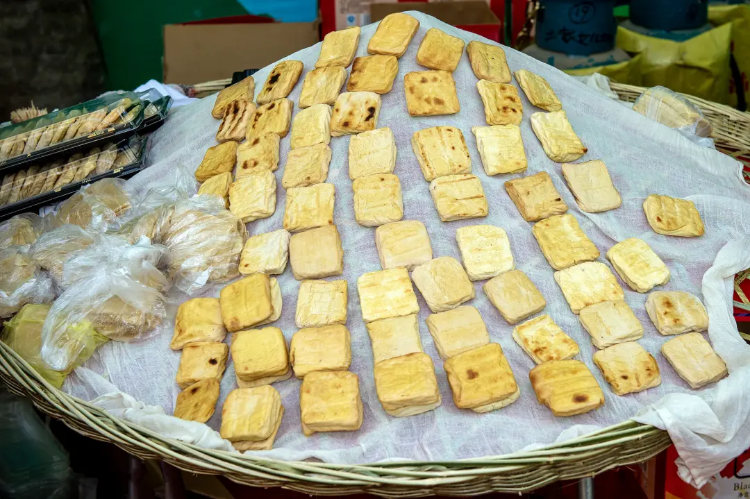 △利川柏杨豆干。（图/视觉中国）