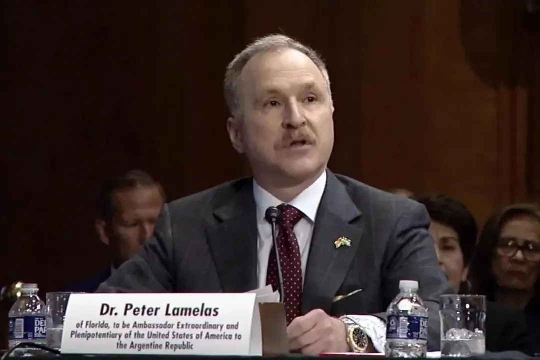 美国候任驻阿根廷大使彼得·拉梅拉斯