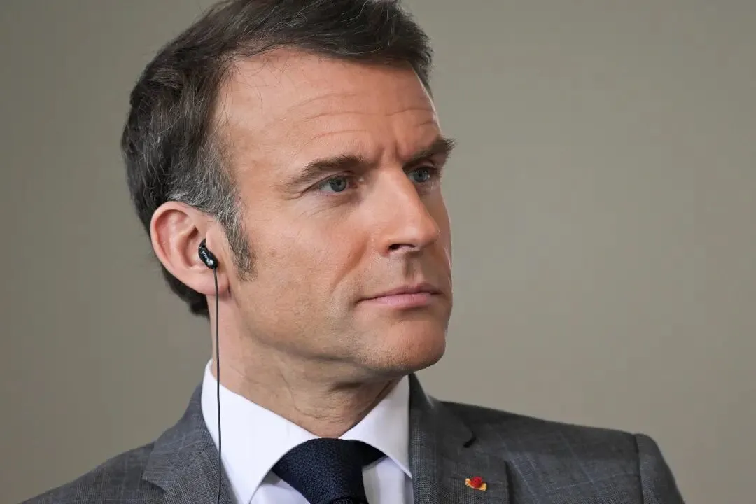 △法国总统马克龙（资料图）