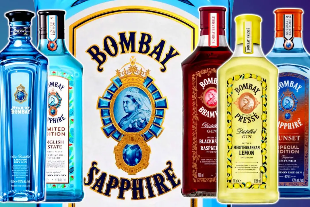 ▎英国名酒“孟买蓝宝石”沿用了孟买的旧拼法“Bombay”