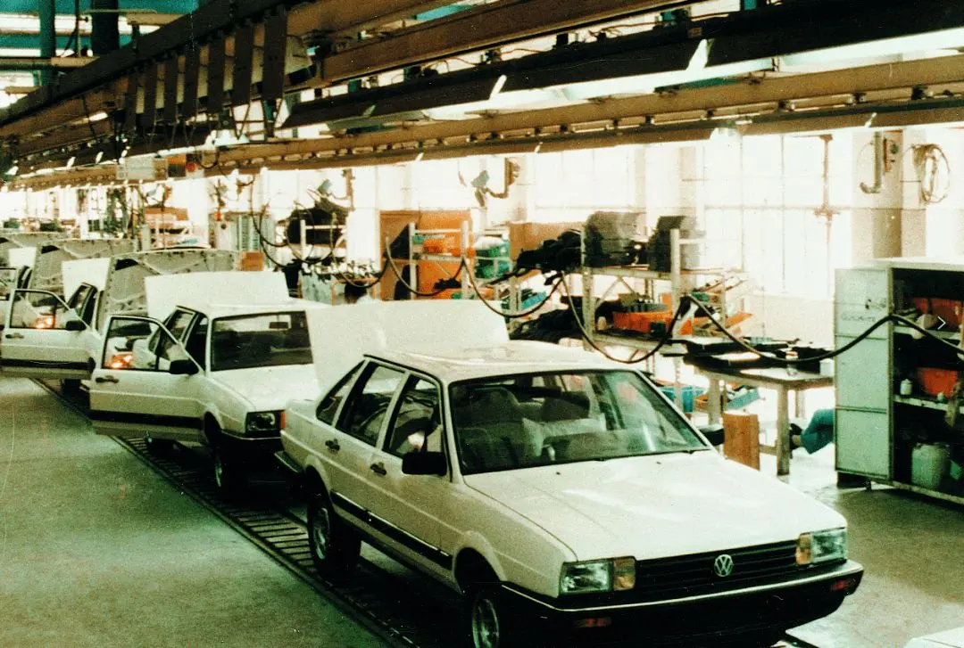90年代上汽生产的桑塔纳