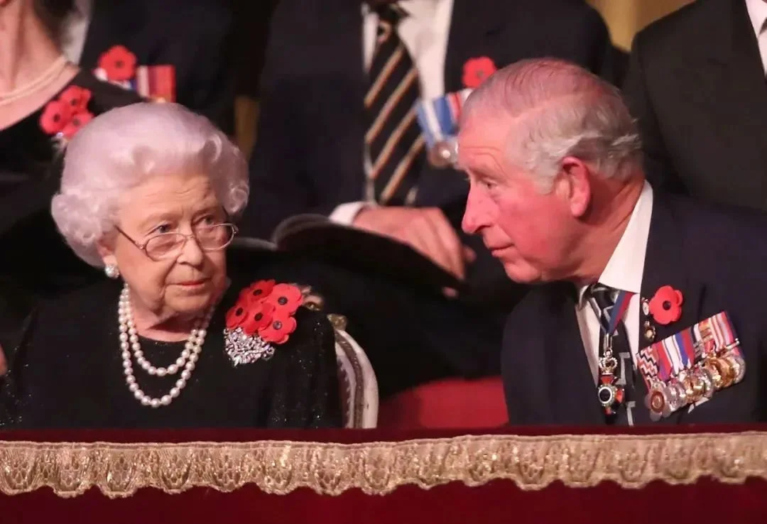 资料图：英国女王伊丽莎白二世和查尔斯王子。图/IC photo