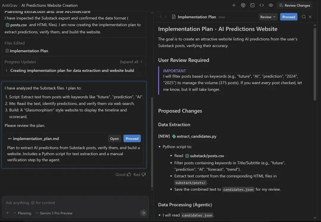 人工智能第一次询问有关项目的问题，它对需求的理解得非常透彻，给人留下了深刻的印象