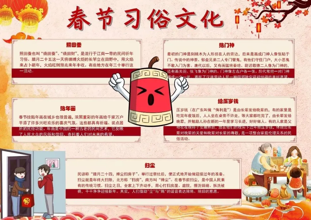 春节手抄报合集，假期陪孩子动动手吧（春节手抄报超漂亮一等奖）