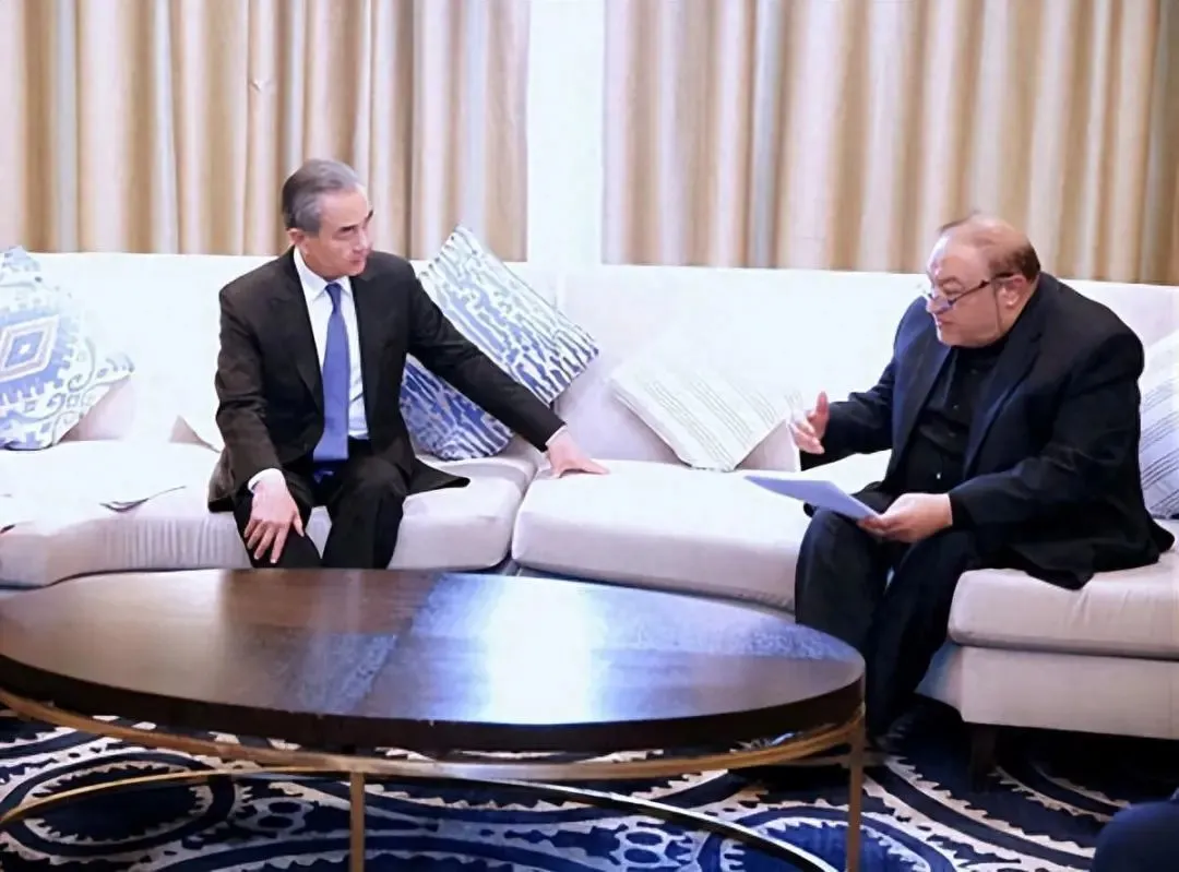 【王毅外长与伊朗副外长会面】