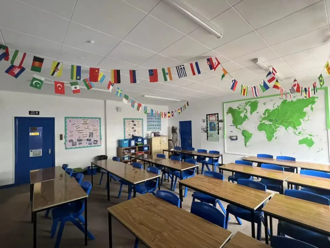 下课后的教室。（图/受访者提供）