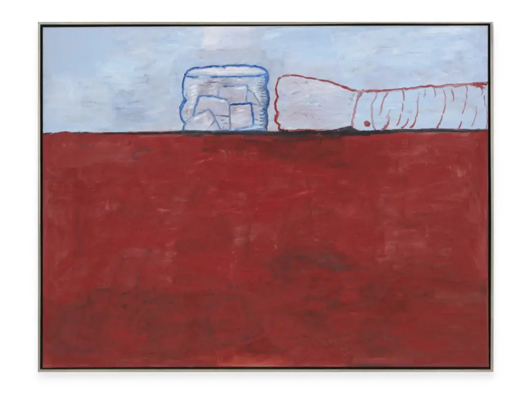 《欲望》，菲利普·加斯顿，1978，油彩、画布，豪瑟沃斯画廊