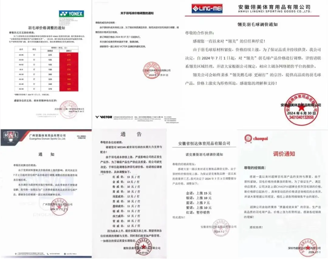 多个品牌羽毛球扎堆涨价（广州日报）