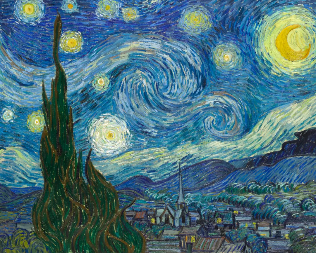 梵高油画作品《星空》