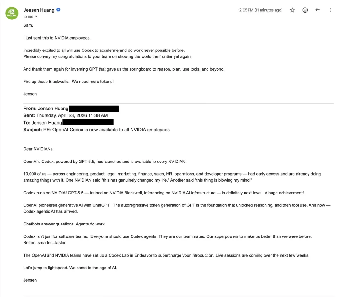 GPT-5.5发布！更强更快更贵，内测英伟达工程师：失去它像被截肢