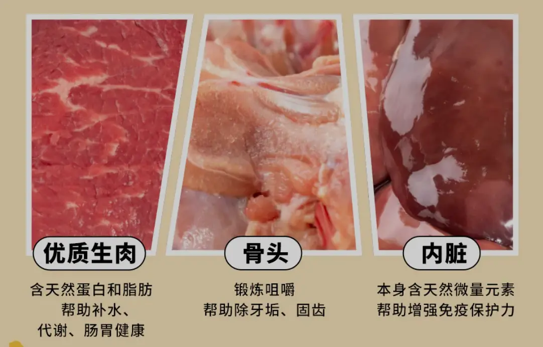 比猫罐头更好的选择 有助于提升生活质量的喵态生骨肉来咯