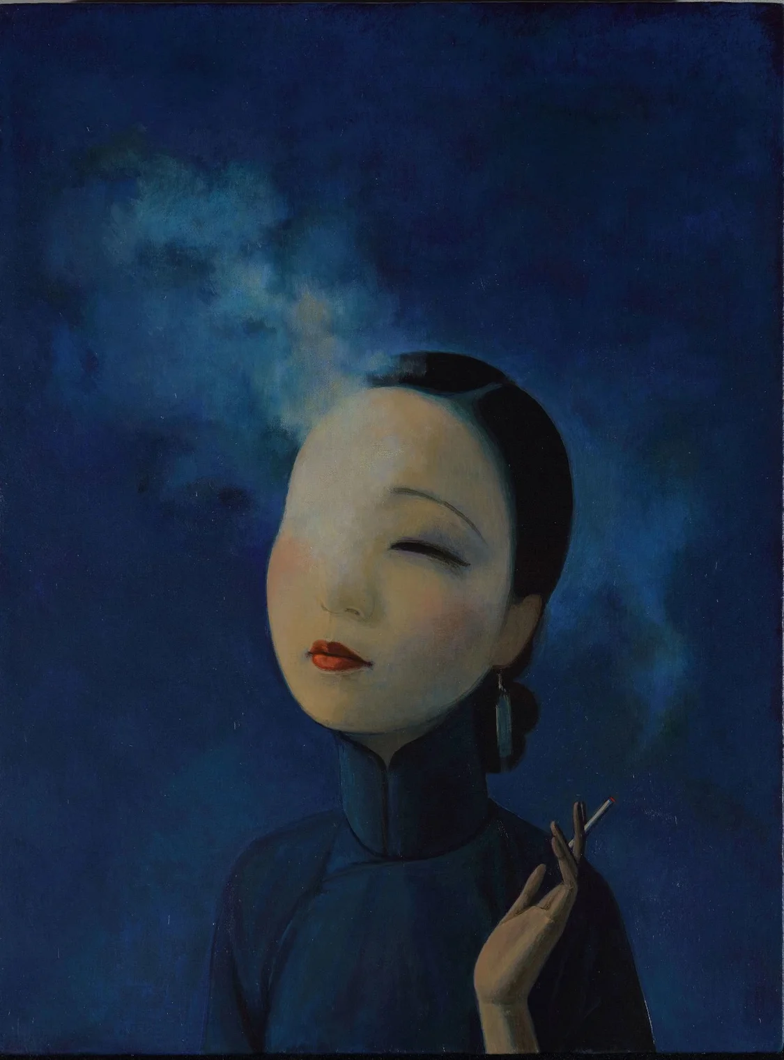 翕兮 | 刘野：每一幅作品都是我的自画像-艺术家刘野代表作品