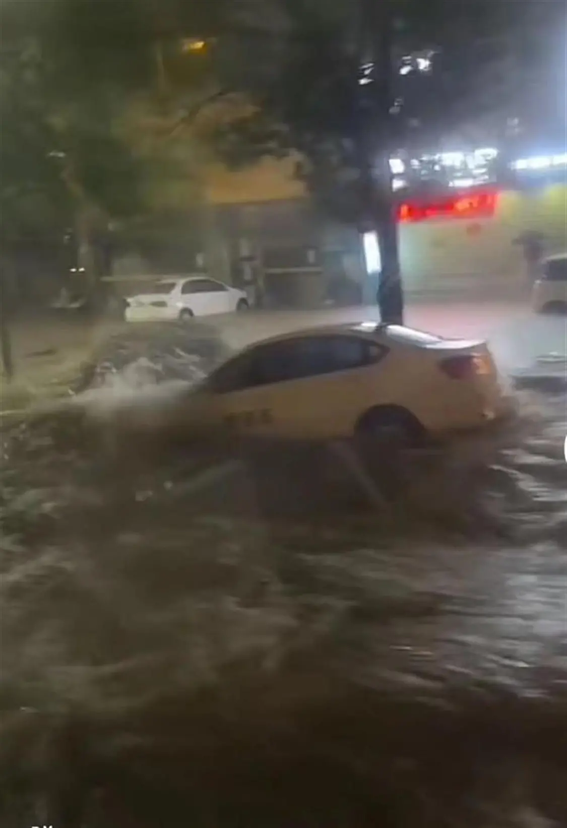 汽車漂浮在水面上（圖片來源于網絡）