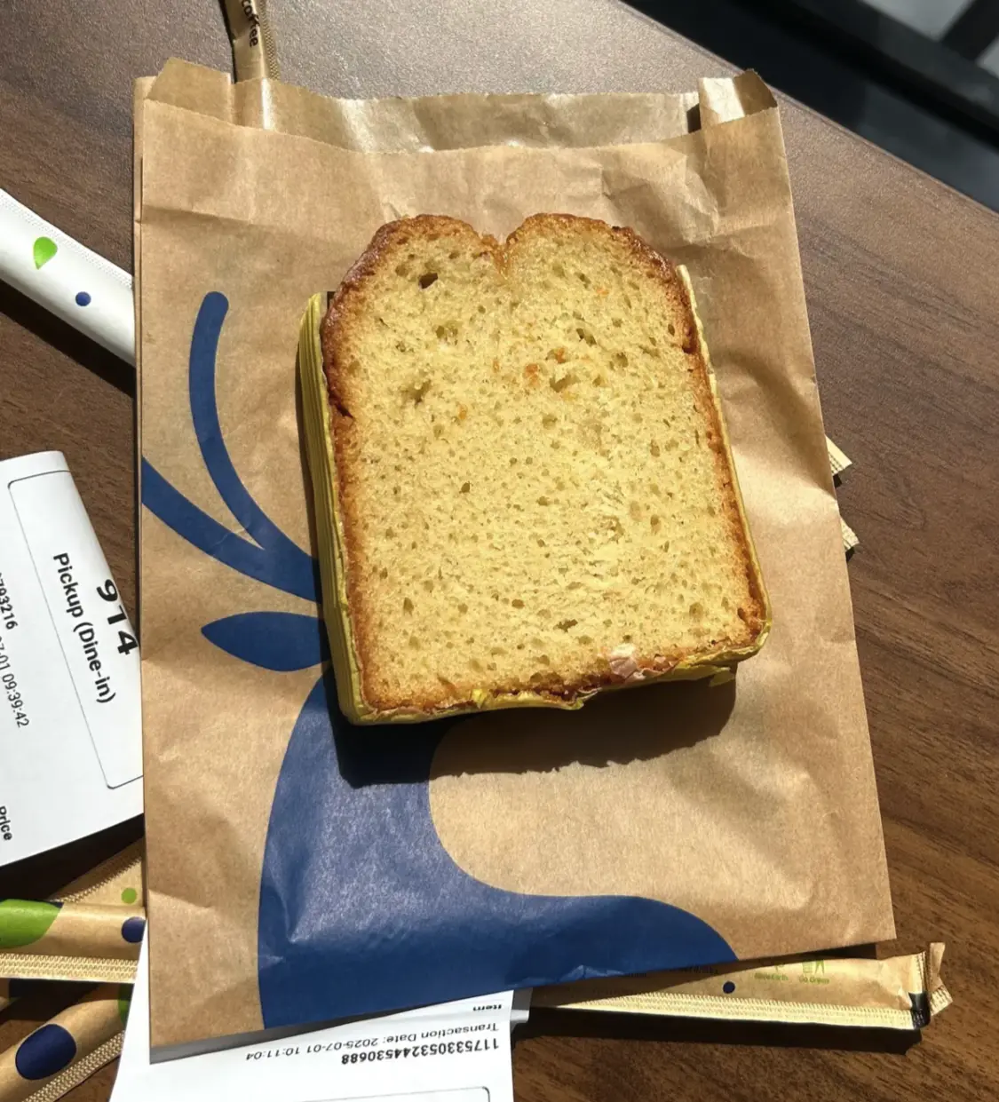 面包味道一般