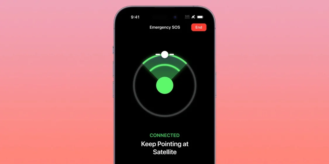 苹果公司去年在发布 iPhone 14 系列机型时，介绍了紧急 SOS 技术，可以在没有 Wi-Fi 和蜂窝网络信号覆盖的情况下，通过卫星紧急联系家人和救援人员。