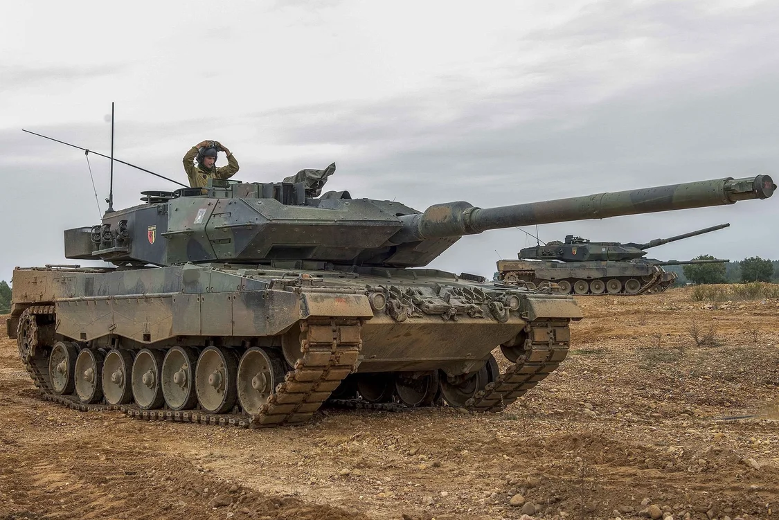 “豹-2A6”主战坦克 资料图 图源：外媒