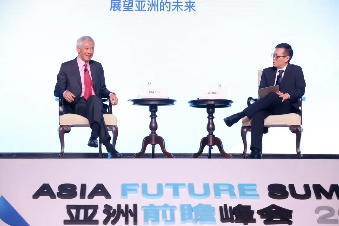 新加坡总理李显龙回答提问 图自李显龙个人社交媒体