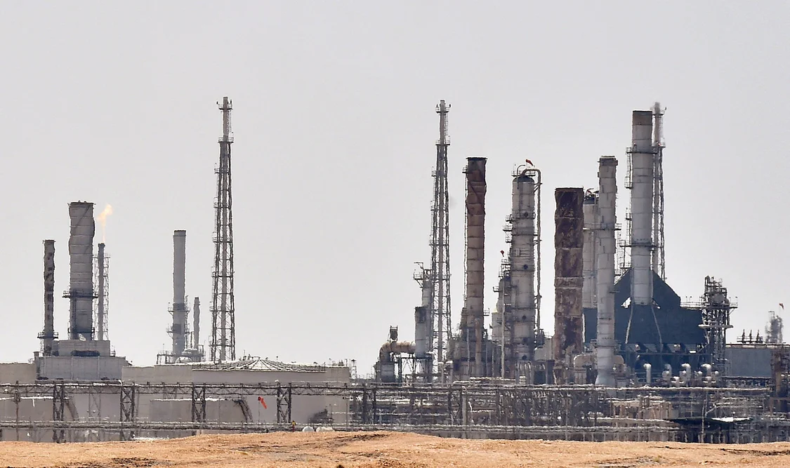 沙特阿美石油公司石油设施 图片来源：视觉中国-VCG111405354599