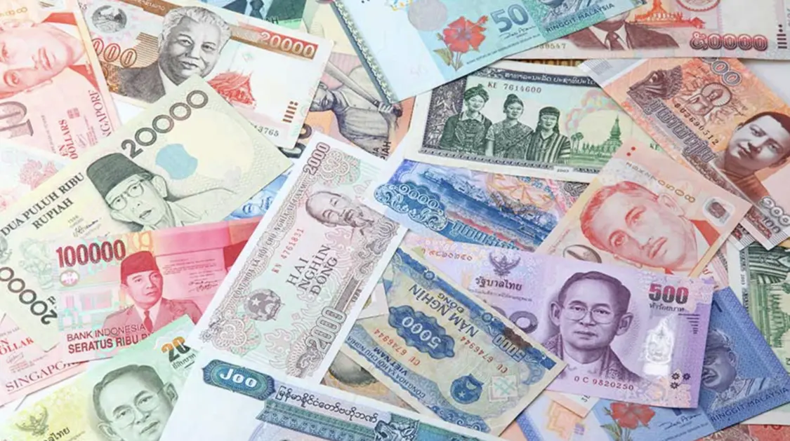 亚洲不同国家的货币（图源：社交媒体）