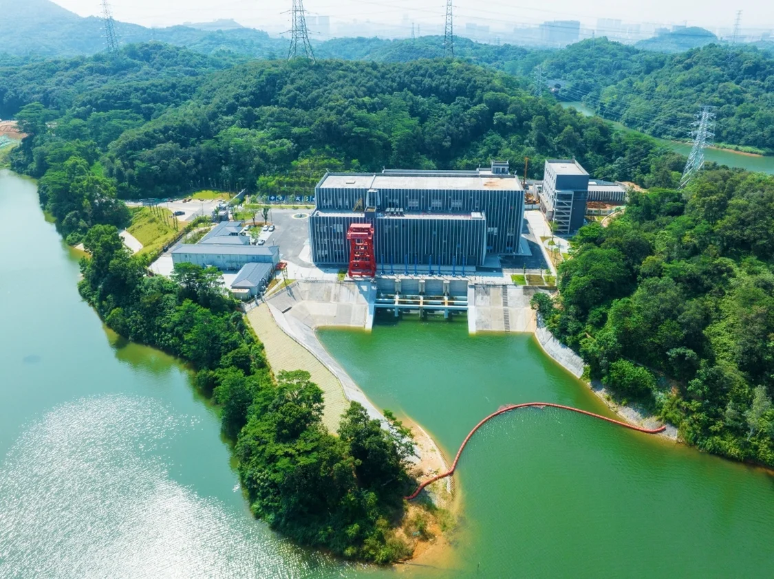 位于深圳市的珠三角配水工程罗田泵站 广东粤海珠三角供水有限公司 供图