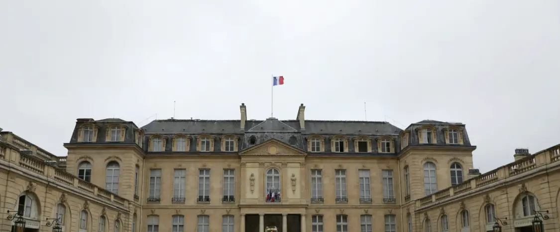 法国总统府爱丽舍宫，资料图，图源：外媒