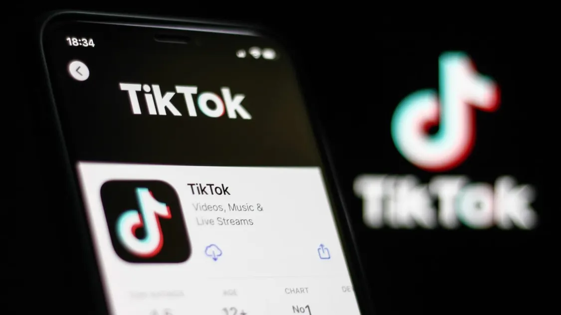 资料图：短视频应用程序TikTok