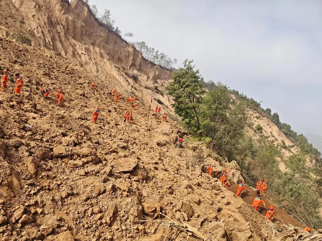 ▲此前的搜救画面